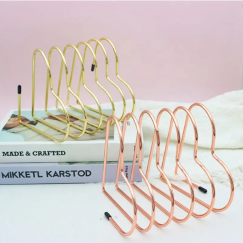 7Pcs Metal Wire LOVE Shape Retractable Bookends