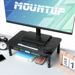 3Pcs Monitor Stand with Drawer