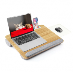 3Pcs Multifunctional Bamboo Laptop Desk Stand