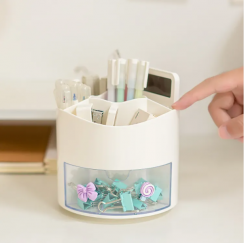 30Pcs Rotating Pen Holder for Desktop Storage