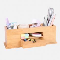 8Pcs Desktop Office Supplies Multifunctional Box Pen Holder