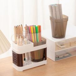 15Pcs Multifunctional Detachable Plastic Pen Holder