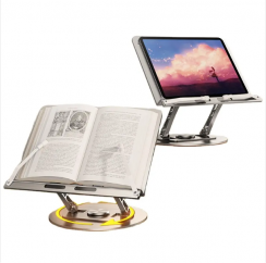 2Pcs Foldable Reading Stand With Dual Support Bars