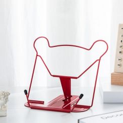 50Pcs Simple Metal Foldable Bear Style Reading Stand